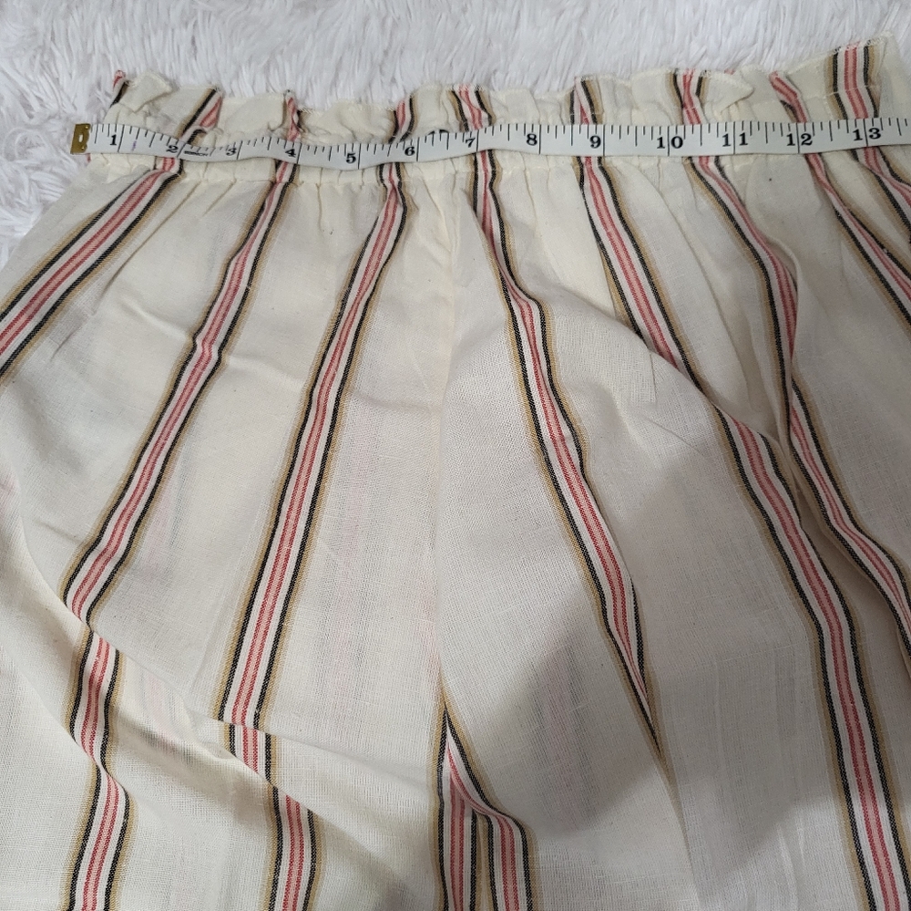 Billa Bong Womens Wide-Leg Pants Size Large Loose Light Weight Multi Stripped - Picture 7 of 8